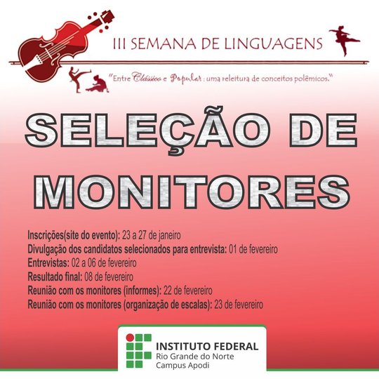 #46282 Seleção de monitores da III Semana de Linguagens