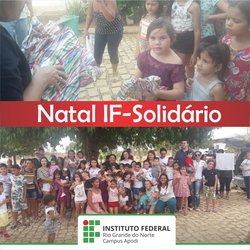 #46305 Campus Apodi do IFRN promove o Natal IF-Solidário