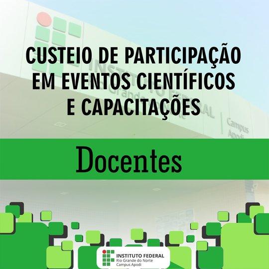 #46382 Divulgado o resultado de concessão de recursos para custeio de participação em eventos científicos e capacitações