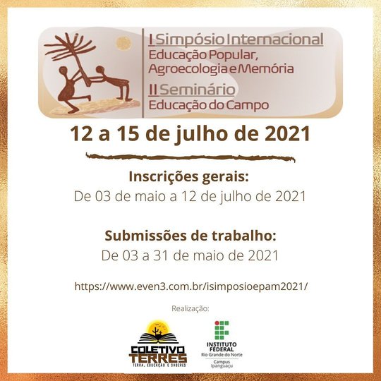 #4640 Coletivo Terres organiza Simpósio Internacional de Educação Popular, Agroecologia e Memória