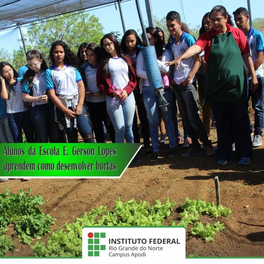 #46425 Campus Apodi recebe visita de Alunos da Escola Estadual Professor Gerson Lopes