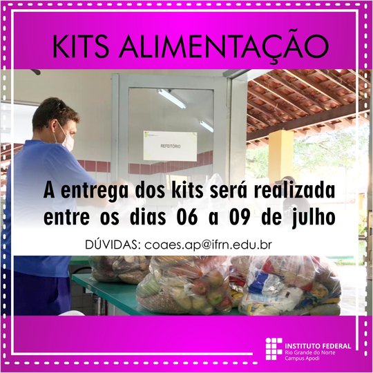#46437 Divulgada a lista de alunos beneficiados com kits de alimentação escolar