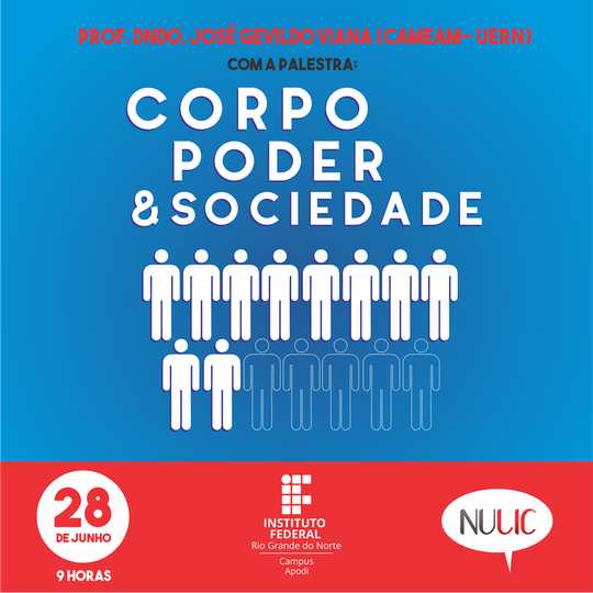 #46439 Palestra Corpo, Poder e Sociedade