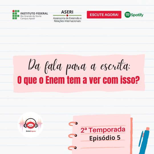 #46483 "Entrelínguas" lança 5º episódio da 2ª temporada do podcast 