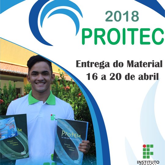 #46521 Edital do ProITEC é retificado com mudança nas datas para entrega de material.
