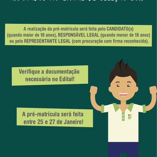 #46522 Começou hoje(25) o período de matrículas dos aprovados no exame de seleção