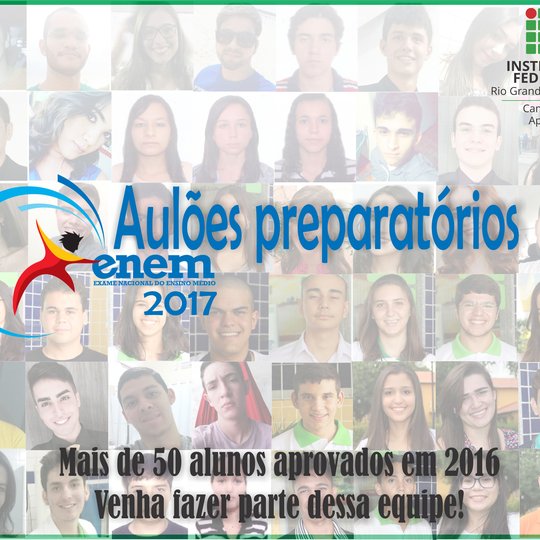 #46542 Campus Apodi oferece aulões preparatórios para o ENEM 2017