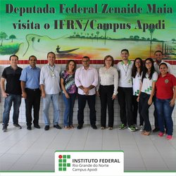 #46548 Campus Apodi recebe visita da deputada Federal Zenaide Maia 