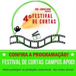 #46587 Campus Apodi convida comunidade para prestigiar o 4ºFestival de Curtas 