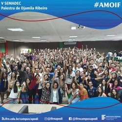 #46588 Em momento histórico, Campus Apodi recebe a filósofa Djamila Ribeiro