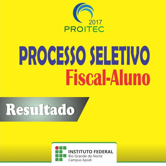 #46716 Resultado da seleção de fiscais da prova do Proitec está disponível