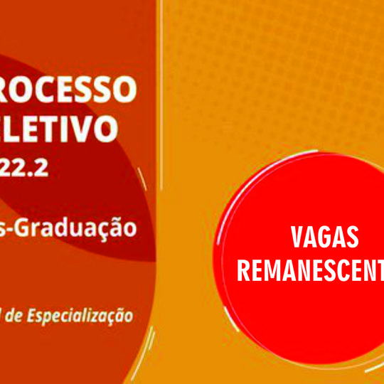 #46726 Divulgado os candidatos convocados da lista de espera para realizar matrícula no Curso de Especialização em em Ensino de Ciências Naturais e Matemática