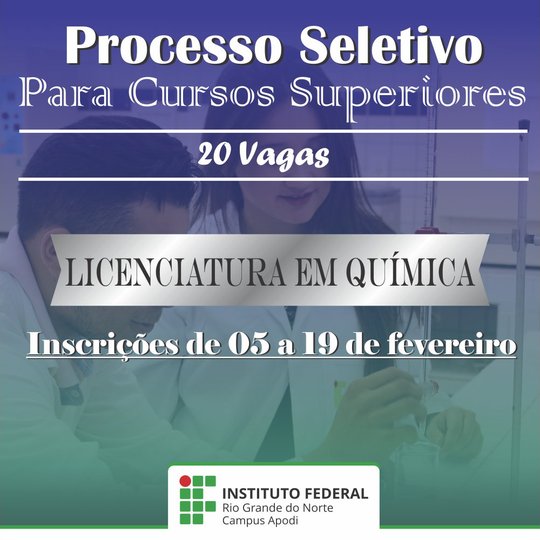 #46795 IFRN lança editais com 276 vagas para cursos superiores