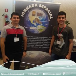 #46874 Aluno premiado na Olimpíada Brasileira de Astronomia e Astronáutica participa da Jornada Espacial 