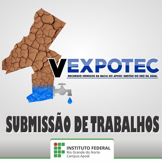 #46875 Submissão de trabalhos para a V EXPOTEC acontece até 30 de setembro