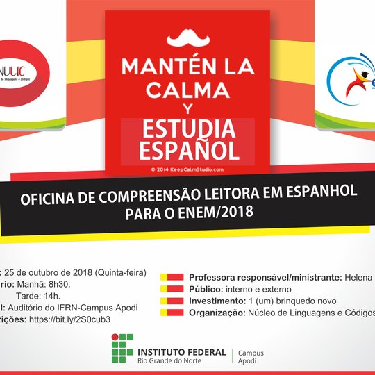 #46991 Oficina de compreensão leitora em espanhol para o ENEM 2018