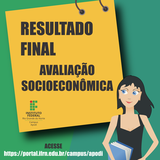 #47007 Divulgado resultado final da avaliação socioeconômica dos Cursos Técnico Integrado