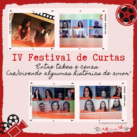 #47008 O Núcleo de Linguagens e Códigos realiza a IV edição do Festival de Curtas