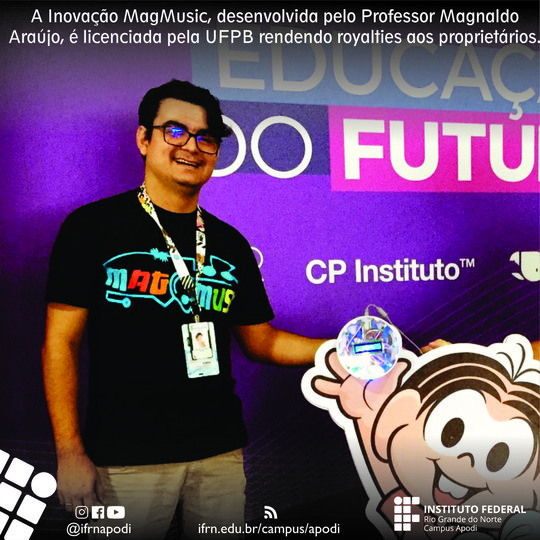 #47017 Do laboratório ao mercado:  UFPB licencia aparelho de iniciação rítmica musical