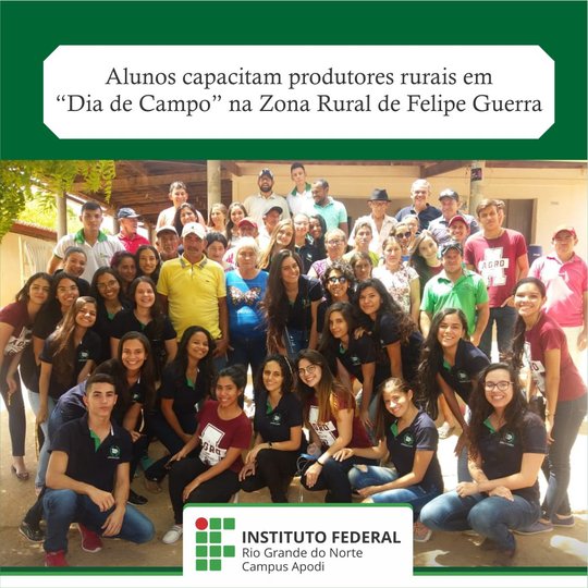 #47075 Alunos capacitam produtores rurais em “Dia de Campo” na zona rural de Felipe Guerra