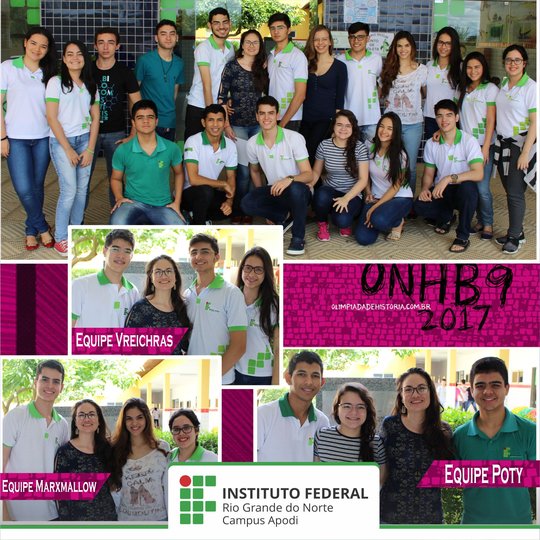 #47095 Campus Apodi classifica 3 equipes para a fase final da 9ª Olimpíada  Nacional de História do Brasil