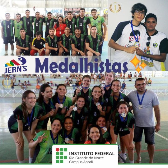 #47122 Atletas do Campus Apodi são premiados na fase regional do JERNS 2017