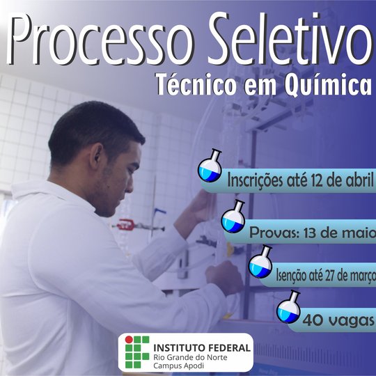 #47145 IFRN divulga editais para cursos técnicos