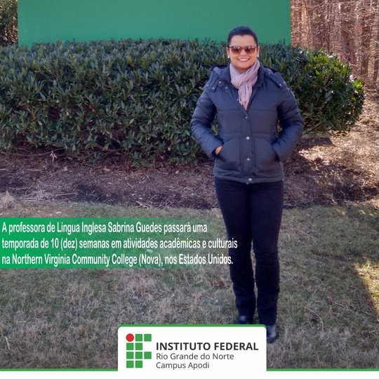 #47209 Professora de inglês do Campus Apodi participa de capacitação nos EUA