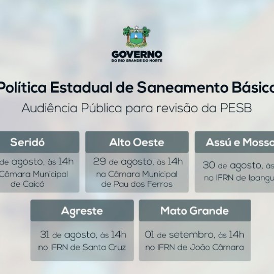 #4721 Campus Ipanguaçu sediará audiência pública para revisão da PESB 