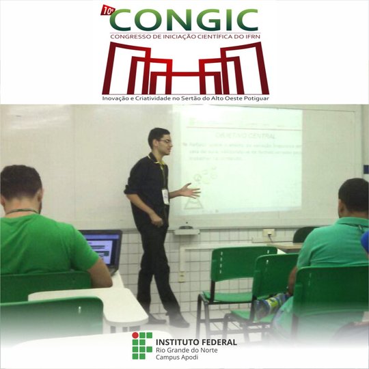 #47245 Discente integrante do NULIC apresenta primeiro trabalho no CONGIC