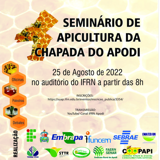 #47262 Campus realizará o Seminário de Apicultura da Chapada do Apodi