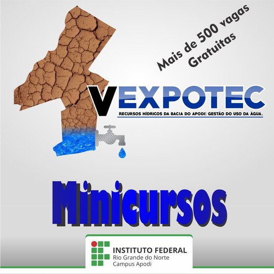 #47313 Abertas inscrições para minicursos e oficinas da V EXPOTEC