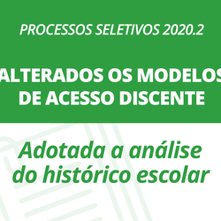 #47375 IFRN anuncia mudanças nos Processos Seletivos 2020.2