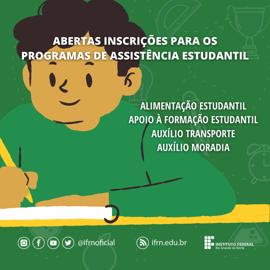 #47408 Programas de Assistência Estudantil: edital publicado