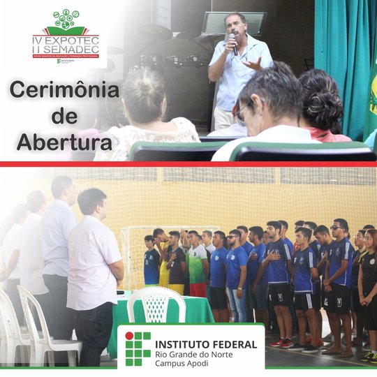 #47409 Campus Apodi realiza abertura da II SEMADEC e IV EXPOTEC 