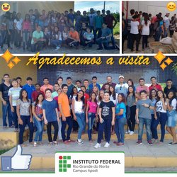 #47480 Campus Apodi recebe visita de estudantes da Escola Municipal Ricardo Sergio de Lucena Melo, de Severiano Melo (RN)