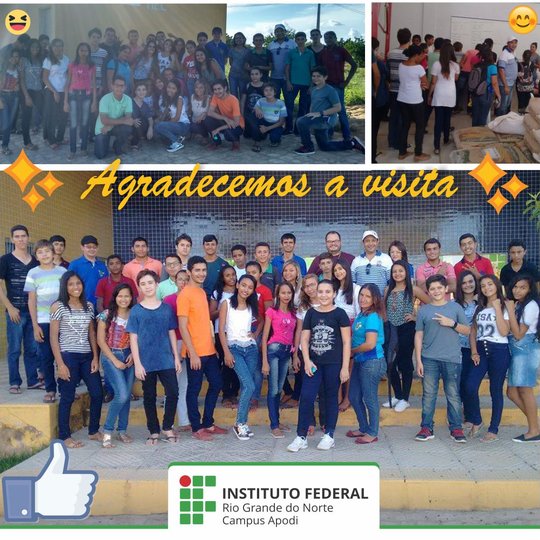#47480 Campus Apodi recebe visita de estudantes da Escola Municipal Ricardo Sergio de Lucena Melo, de Severiano Melo (RN)
