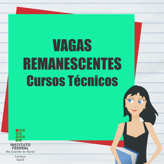 #47531 5º lista de vagas remanescentes dos cursos técnicos subsequentes
