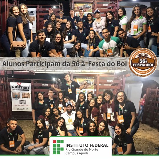 #47533 Alunos do Curso de Agropecuária participam da 56ª edição da Festa do Boi, em Parnamirim (RN)