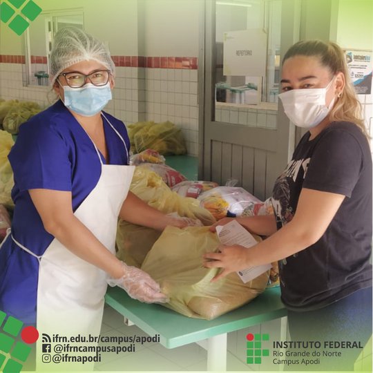 #47553 Campus Apodi conclui a 7ª entrega de kits de alimentação