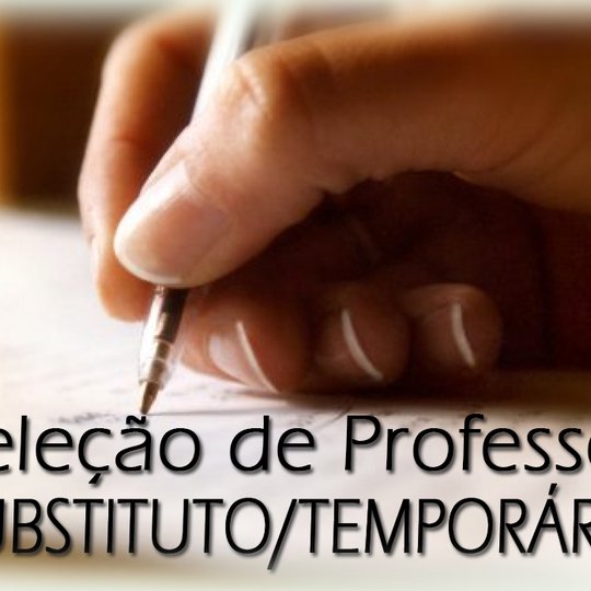 #47597 Comissão divulga o resultado final da seleção para professor substituto