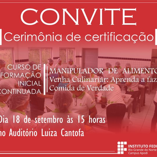 #47609 Campus convida comunidade acadêmica e geral para Solenidade de Certificação do Programa Mulheres Mil