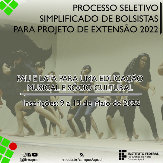 #47650 Divulgado Edital de processo seletivo para bolsistas remunerado