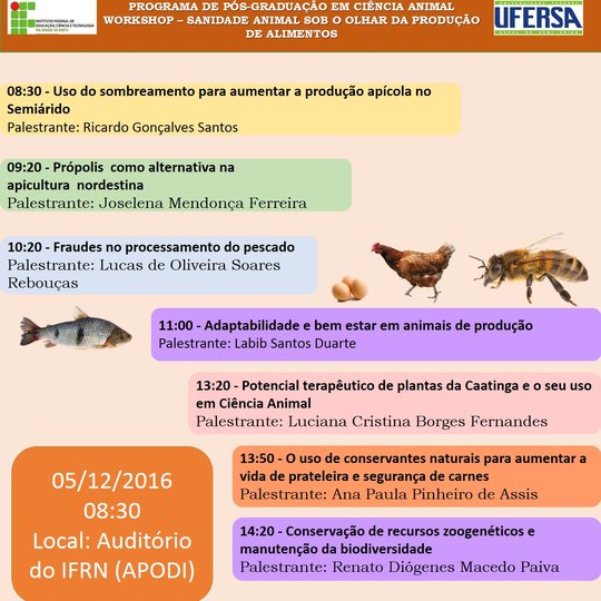 #47685 Campus Apodi sediará II Ciclo de palestras da Ciência Animal
