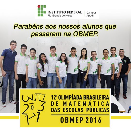 #47696 Alunos são aprovados na 1ª fase da OBMEP