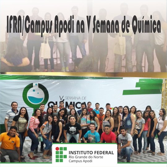#47722 Alunos do Campus Apodi conquistam premiações na V Semana de Química