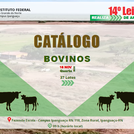#4773 DIGUAE divulga catálogos de animais para o leilão dessa terça e quarta-feira