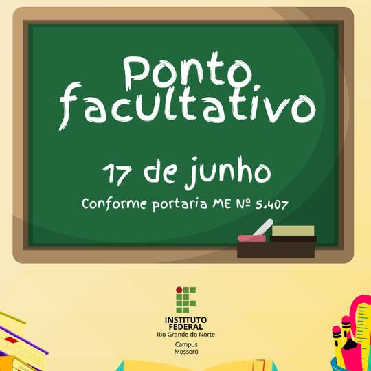 #47768 Campus Mossoró informa ponto facultativo