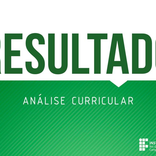 #47804 Divulgado resultado de análise curricular da seleção de estagiário em edificações
