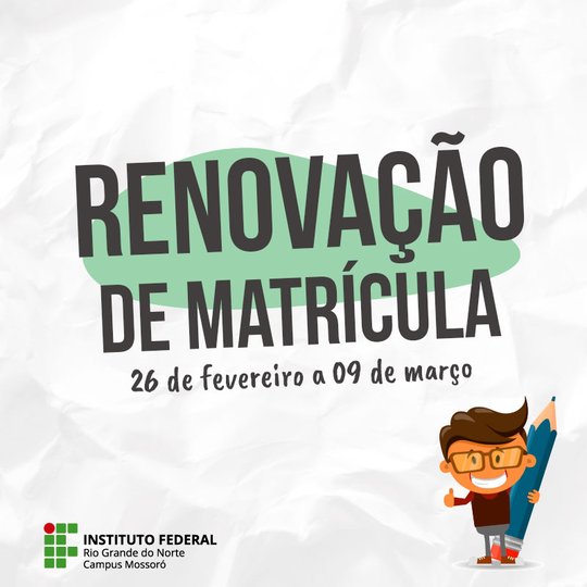 #47869 Renovação de matrículas para o semestre 2018.1